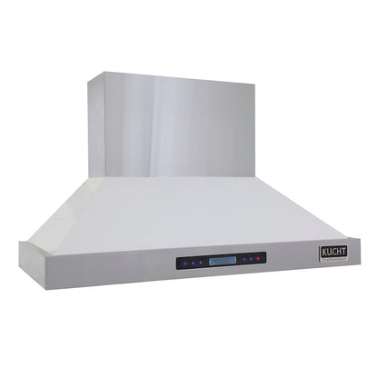 Kucht Professional 48" Wall Mount Range Hood 1,200 CFM in White, KRH4815-W