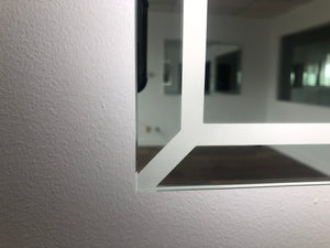 Paris Mirror 24" x 32" Rectangle Athena Dual Lighted Mirror 6000K