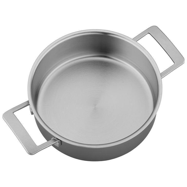 Demeyere 4 Qt. Stainless Steel Deep Sauté Pan, Industry Series