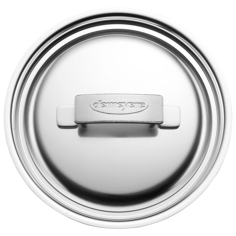 Demeyere 2 Qt. Stainless Steel Sauce Pan with Lid, Industry Series