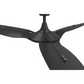 Big Ass Fans Haiku Coastal 52" Ceiling Fan in Black with LED, Downrod 5", Wet Rated