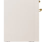 ILVE Nostalgie II 48" Induction Range with Element Stove and Electric Oven in Antique White with Brass Trim, UPI486NMPAWG