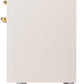 ILVE Nostalgie II 48" Induction Range with Element Stove and Electric Oven in Antique White with Brass Trim, UPI486NMPAWG
