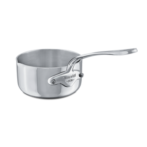 Mauviel 1830 M'COOK 5-Ply Sauce Pan With Pouring Spout, Cast Stainless Steel Handle, 0.8-Qt