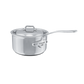 Mauviel 1830 M'COOK 5-Ply Sauce Pan with Lid, Cast Stainless Steel Handle