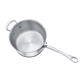 Mauviel 1830 M'COOK 5-Ply Sauce Pan With Helper Handle, Cast Stainless Steel Handle