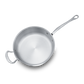 Mauviel 1830 M'COOK 5-Ply Saute Pan With Lid With Helper Handle, Cast Stainless Steel Handle, 6.2-Qt