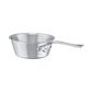 Mauviel 1830 M'COOK 5-Ply Splayed Saute Pan With Cast Stainless Steel Handle