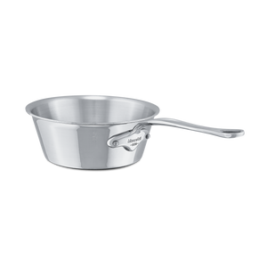 Mauviel 1830 M'COOK 5-Ply Splayed Saute Pan With Cast Stainless Steel Handle