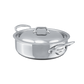 Mauviel 1830 M'COOK 5-Ply Rondeau With Lid, Cast Stainless Steel Handle