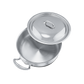 Mauviel 1830 M'COOK 5-Ply Rondeau With Lid, Cast Stainless Steel Handle