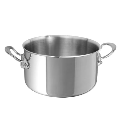 Mauviel 1830 M'COOK 5-Ply Stewpan, Cast Stainless Steel Handles