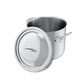 Mauviel 1830 M'COOK 5-Ply Stockpot With Lid, Cast Stainless Steel Handles, 9.7-Qt