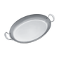 Mauviel 1830 M'COOK 5-Ply Oval Pan With Cast Stainless Steel Handles