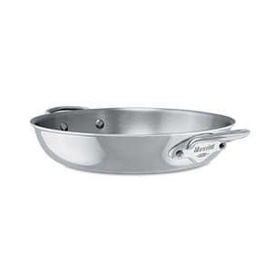 Mauviel 1830 M'COOK 5-Ply Round Pan With Cast Stainless Steel Handles