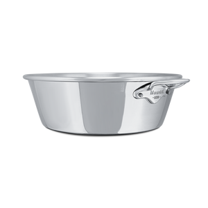 Mauviel 1830 M'PASSION Stainless Steel Jam Pan With Stainless Steel Handles, 10.5-Qt