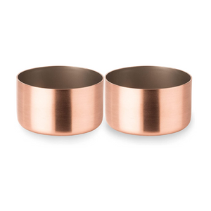 Mauviel 1830 M'PASSION Copper & Stainless Steel 2-Piece Souffle Mold Set