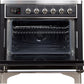 ILVE Majestic II 36" Induction Range with Element Stove and Electric Oven in Matte Graphite with Chrome Trim, UMI09NS3MGC