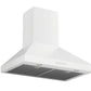 Hauslane Chef 30-in Convertible Matte Black Wall-Mounted Range Hood