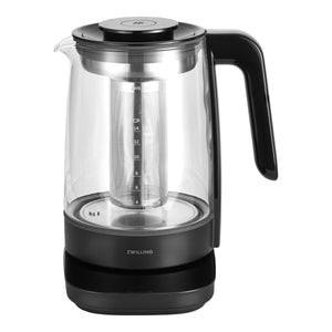 ZWILLING Glass Kettle in Black, Enfinigy Series