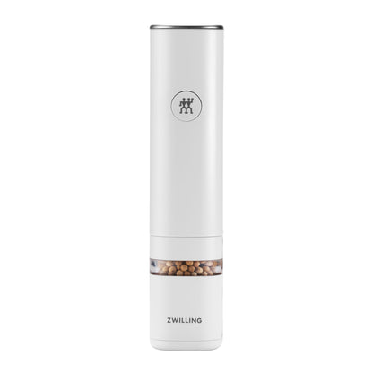 ZWILLING Electric Salt/Pepper Mill in White, Enfinigy Series