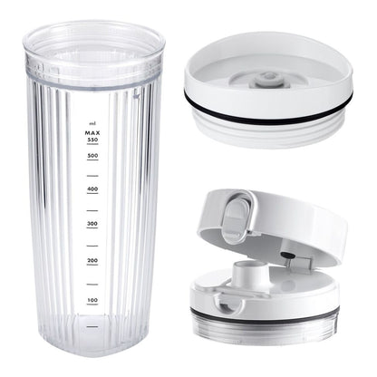 ZWILLING Enfinigy Personal Blender Jar with Drinking and Vacuum Lid in Silver