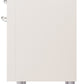 ILVE Nostalgie II 36" Induction Range with Element Stove and Electric Oven in Antique White with Chrome Trim, UPI366NMPAWC
