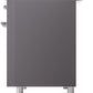 ILVE Nostalgie II 48" Dual Fuel Propane Gas Range in Matte Graphite with Chrome Trim, UP48FNMPMGCLP