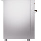ILVE Nostalgie II 60" Dual Fuel Propane Gas Range in Stainless Steel with Bronze Trim, UP60FSNMPSSBLP