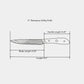 5" Damascus Utility Knife