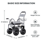 Garden Hose Reel Cart-4 Wheels