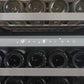Danby Silhouette 24" 129 Bottle Dual Zone Wine Cooler with LED Lights, SPRWC140D1SS