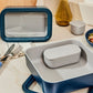 Caraway Dash Containers in Gray (Set of 2)
