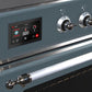 ILVE Majestic II 36" Dual Fuel Propane Gas Range in Blue Grey with Chrome Trim, UM09FDNS3BGCLP