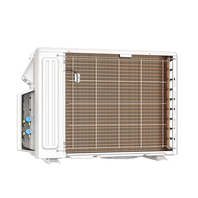 MRCOOL DIY Mini Split - 18,000 BTU 2 Zone Ductless Air Conditioner and Heat Pump with 16 ft. and 35 ft. Install Kit, DIYM218HPW00C02