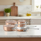 Mauviel 1830 M'3 S Copper 10-Piece Cookware Set With Cast Stainless Steel Handle