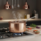 Mauviel 1830 M'3 S Copper Sauce Pan With Lid, Cast Stainless Steel Handle