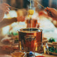 Mauviel 1830 M'Heritage M'150 S Copper Fondue Set With Stainless Steel Base, 3.4-Qt