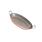 Mauviel 1830 M'Heritage M'150 S Copper Oval Pan With Cast Stainless Steel Handles