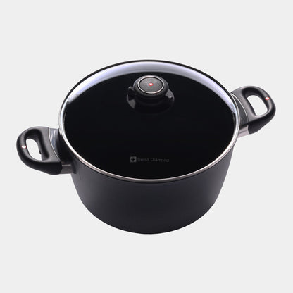 HD Nonstick Stock Pot with Glass Lid
