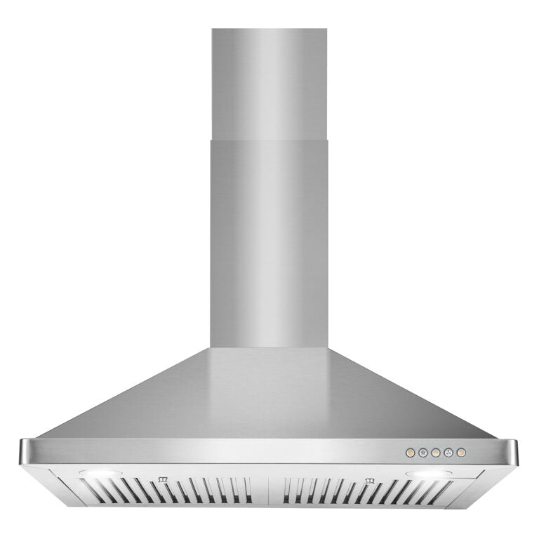 Cosmo 30" 380 CFM Convertible Wall Mount Range Hood with Push Button Controls, COS-63175
