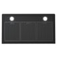 Cosmo Vista 36" 380 CFM Convertible Wall Mount Range Hood, Touch Controls, LED Lights in Matte Black, COS-63190S-BK