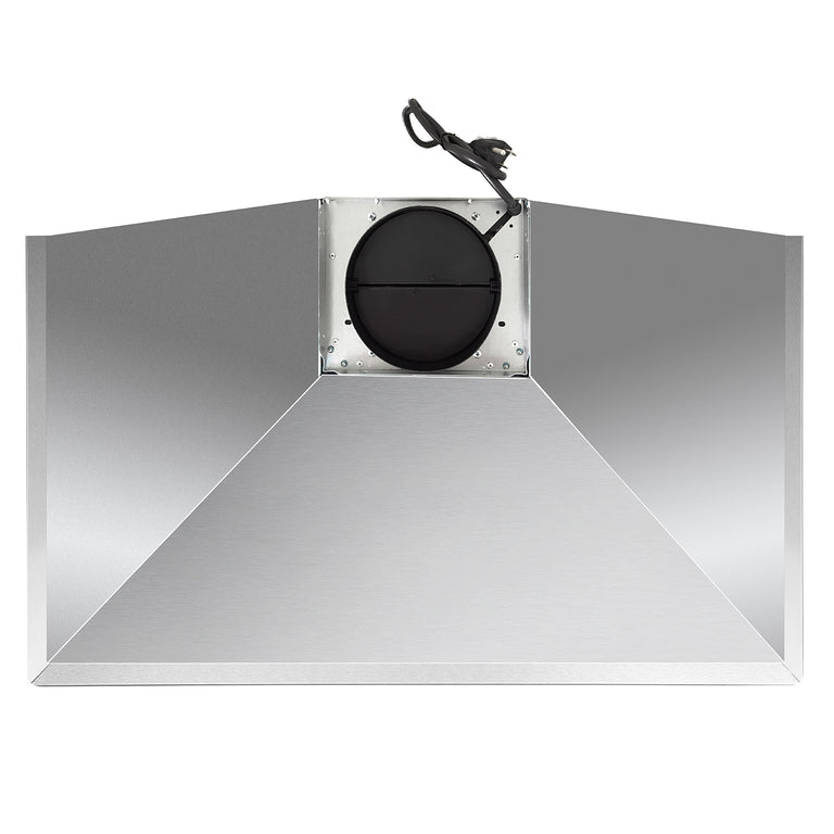 Cosmo 36" 380 CFM Convertible Wall Mount Range Hood with Push Button Controls and Carbon Filter Kit, COS-63190S-DL
