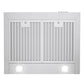 Cosmo 24" 220 CFM Convertible Wall Mount Range Hood with Push Button Controls, COS-6324EWH
