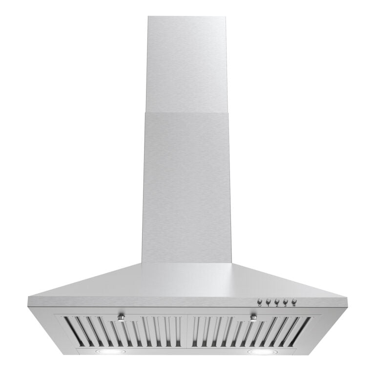 Cosmo 24" 220 CFM Convertible Wall Mount Range Hood with Push Button Controls, COS-6324EWH