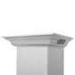 ZLINE 48" CrownSound Ducted Vent Wall Mount Range Hood in Stainless Steel with Built-in Bluetooth Speakers, KN4CRN-BT-48