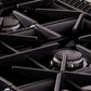 Kucht Gemstone Professional 30" 4.2 cu. ft. Natural Gas Range in Titanium Stainless Steel with Gold Accents, KEG303
