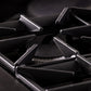 Kucht Gemstone 36" Dual Fuel Propane Gas Range in Titanium Stainless Steel with Gold Accents, KED364/LP