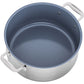 ZWILLING 8 Qt. Stainless Steel Ceramic Non-Stick Dutch Oven, Spirit 3-Ply Ceramic Series