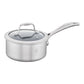 ZWILLING 1 Qt. Stainless Steel Ceramic Non-Stick Sauce Pan, Spirit 3-Ply Ceramic Series